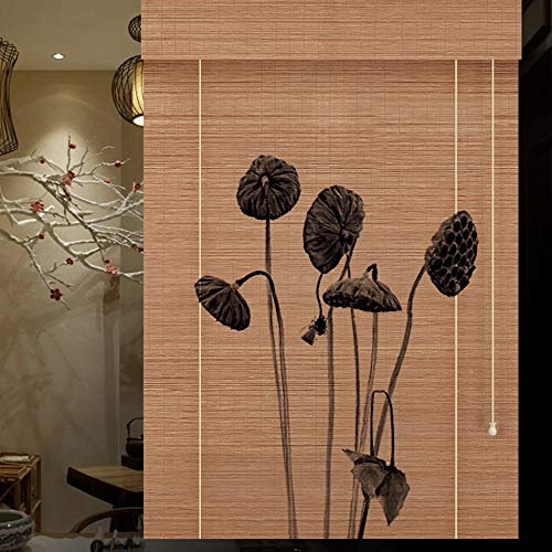 MANG Tenda A Rullo in bambù, Tapparella Avvolgibile bambù, Tapparella A Carrucola in Bamboo, Carrucola in Bamboo, Decorazione di Mobili