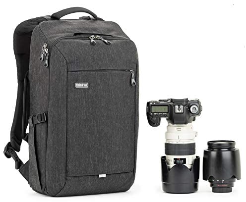 Think Tank - BackStory 15 - Camera Backpack for DSLR and mirrorless - Back Opening - Durable Water-Repellent Coating - Black