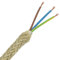 10m Textilkabel Jute Natur | 3G Lampenkabel 3 x 0,75mm² für Pendelleuchten, Kristallleuchten, Designlampen | Stoffummanteltes Stromkabel für Restauration & Neubau