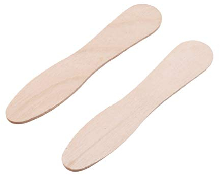 Lot de 120 cuillères à glace en bois jetables