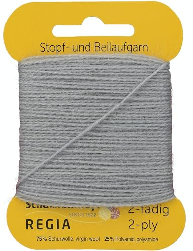 Schachenmayr REGIA 2-fädig Uni, 5g, 9801278-01968, Farbe: Hellgrau, 5g, Handstrickgarne