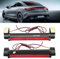YONGMING Universal 12V Led Troisième Feux de Freinage，24LED Haute Montée Troisième Arrêt de Frein Feu Arrière Lampe pour Car Remorque Bus Camion Bateau RV,Paquet de 2