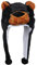 JK Home Mignon Bonnet Animal 3 en 1 Chapeau d'hiver Velours Echarpe Gants Cache Cou Oreilles Ours Noir