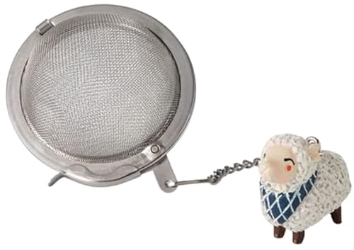 teemando® Tee-Ei Charles Edelstahl, mit Schaf-Anhänger Ø ca. 5 cm