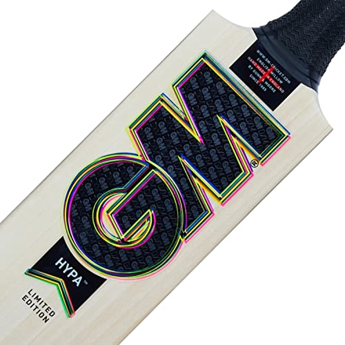 Gunn & Moore Unisex Jugend Hypa Cricketschläger aus englischem Weidenholz, Harrow-User Height 163-168cm