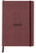 Rhodia 120034C - Rhodia ORANGE Botanique - Heft mit flexiblem Einband aus Kunstleder, DIN A5 liniert, 80 Blatt, elfenbeinfarbiges 90g Papier, Amarant, 1 Stück