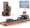 JOROTO Wood Rowing Machine for Home Gym,Oak Wood Foldable Rower Machine with Bluetooth, Adjustable Tablet Holder - 330LS Weight Capacity
