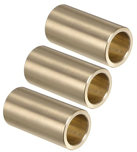 QUARKZMAN 3pcs Manchon Roulements 3/4 Alésage 1 OD 2 Longueur Fonte Laiton Autolubrifiant Bague