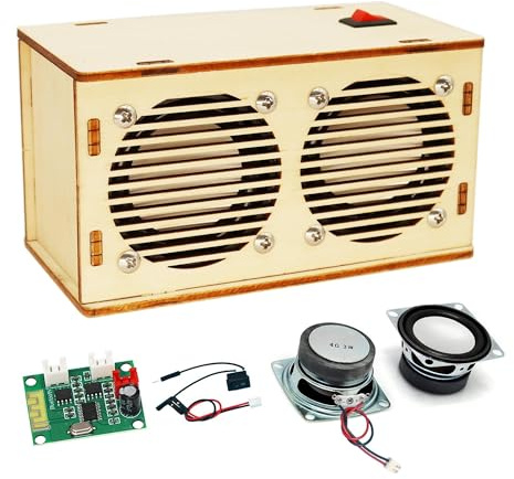 STEM Gifts for Teen Girls Boys - Science Kits for Kids Age 8-10-12-14 Crafts for Girls| Toys Build Bluetooth Speaker Kit| 3D Puzzles DIY Electronic Projects 9 11 13 15 16+ Year (Classic Wood)