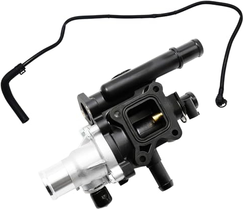 Hoypeyfiy 55353311 Thermostat Housing with Thermostat Water Hose Pipe Replacement for Opel Zafira Mokka Insignia Astra 2009-2022 Replacement for Vauxhall Astra Signum Replaces 100460 6338044 96984104