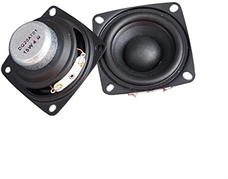 RZQMPV 2pcs 2 Inch Full Range Portable Speaker Sound Bar 4 Ohm 8 Ohm 15W Outdoor Speakers DIY HiFi Boombox Home Theater 5.1 Loudspeaker Bookshelf speaker(8ohm)