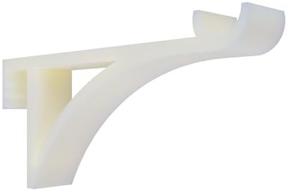 Fensterhaken für Kunststofffenster oder -türen zum Aufhängen von Blumen, Pflanzen und Dekoration | 1 Stück | Montage ohne Bohren oder kleben (Rahmenbreite: 20mm, weiß)