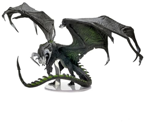 WizKids D&D Icons of The Realms: Adult Chromatic Dragons | 2024 (Adult Black Dragon Corruptor)