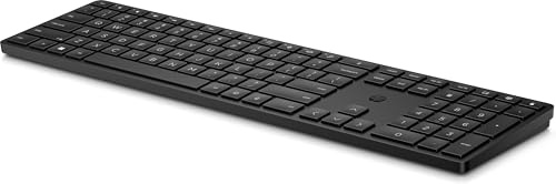 HP 455 - Tastatur - programmierbar - kabellos - 2.4 GHz - QWERTZ - Deutsch - Schwarz