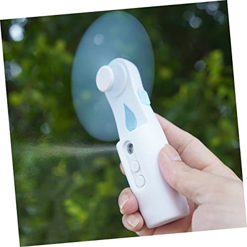 Zerodeko Handheld Fan Portable Usb Rechargeable Mini Humidifier Fan Water Mist Spray
