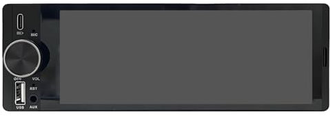Hexinex 6.36 Pulgadas 1 DIN Radio Coche Universal con Pantalla Táctil, con CarPlay/AndroidAuto/Mirror Link, Admite Carga Type-C/USB/Micrófono/FM/EQ/WiFi/GPS/Bluetooth/USB/SWC y Cámara Trasera