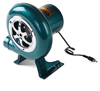 KONGMM Radiallüfter, Elektrischer Verbrennungsgebläse for Grill, Schmelzofen, Feuer, 100 W, for Familienkantine, kleinen Kessel