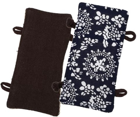 UTHCLO 2pcs Reversible Tea Kettle Handle Covers Heat-Insulation Pot Grip Sleeves Non-Slip Scald Protection for Cooking Pots and Teapots Safe Hot Handle Holders