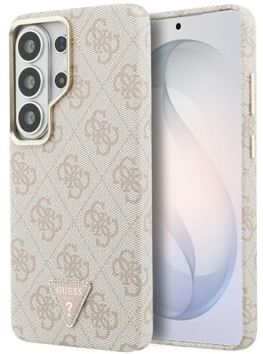 CG MOBILE Guess 4G Triangle Logo kompatibel mit MagSafe Hülle für Samsung Galaxy S26 Ultra (Rosa)