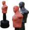 FOX-FIGHT Law Box Dummy Boxdummy Standboxsack Boxpuppe Höhenverstellbar 153-178cm (Natur)