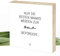 Wunderpixel® Holzbild Die besten Mamas werden Oma - 15x15x2cm zum Hinstellen/Aufhängen, echter Fotodruck mit Spruch auf Holz - schwarz-weißes Wand-Bild Aufsteller zur Dekoration oder Geschenk