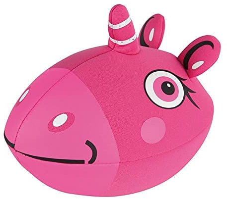 Sunflex® Neopren Jumping Animal Ball Unicorn | weich & leicht für den Strand und das Wasser | speziell für Kinder sehr gut zum Werfen & Fangen | springt auf der Wasseroberfläche | extrem robust
