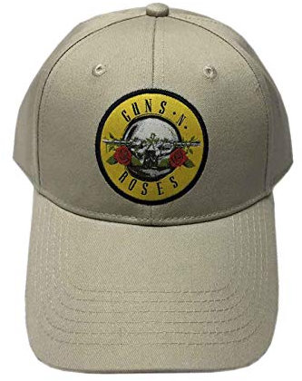 Guns N Roses Baseball Cap Circle Logo Official Sand One Size