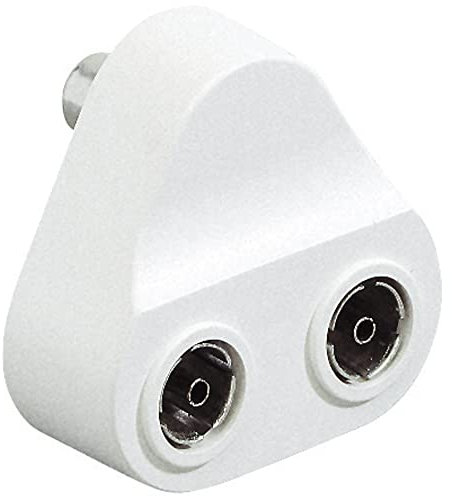 adattatore TV1 spina TV/2 prese d.9,5mm