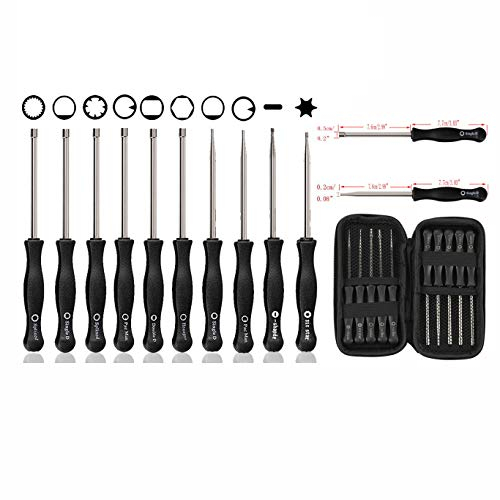 Hippotech 10pcs Kit di Strumenti di Regolazione del carburatore con Custodia per Il Trasporto per Piccoli Motori a 2 Tempi Walbro Zama Weed Eater Ryobi Stihl ATV Echo