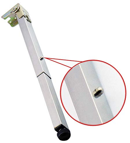 Télescopique Pliable Pieds de Bureau de Bar,Pieds de Table de Meubles de Bricolage en Acier Inoxydable Réglable,pour Tables de Salle À Manger,Armoire,avec Vis,Personnalisable(65cm/25.6in)