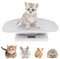 Digitale Haustierwaage, Säuglingswaage, digitales Gewicht mit Höhenschale, Kleintierwaage LCD-Display, perfekt für Kleinkind/Welpen/Katze/Hund