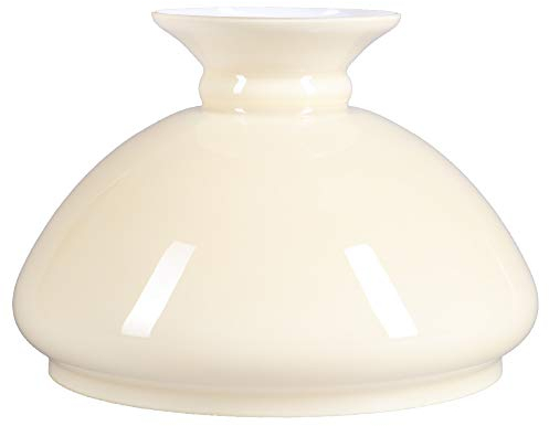 Petroleumglas Lampenglas Ersatzglas Leuchtenglas Petroleumlampe Vestaschirm Einbaumaß Ø 218mm Beige