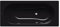 Kaldewei Badewanne Vaio Set Modell 944 170 x 70 x 42 cm, schwarz