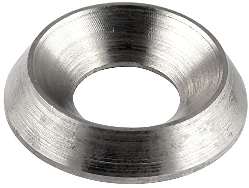 FASTON® Rosetten gedreht M12 Vollmaterial Edelstahl A1 VA (4 Stück) Rosette für Senkkopfschraube