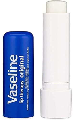 Vaseline Lip Therapy Stick Original with Petroleum Jelly for Soft Smooth Lips | Intensive Lip Repair Treatment 4.8g, white