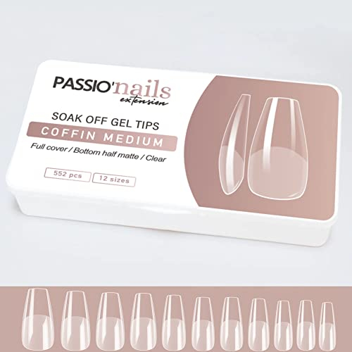 Capsules Américaines Passio'Nails (M Coffin Medium)