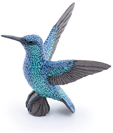 Papo - Figurina di animale - Colibrì, Éclat de la Vie Sauvage, Figurina dipinta a mano per bambini da 3 anni - Bellezza della natura e importanza della biodiversità