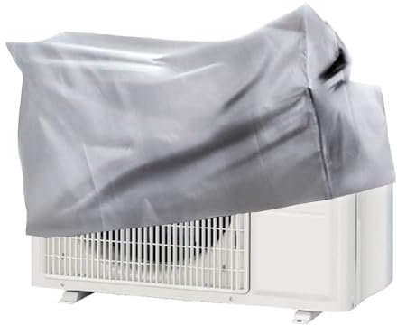 Brigros - Copri Condizionatore Da Esterno Universale, Fodera Protettiva Per Condizionatore Esterno, Impermeabile, Traspirante, Antipolvere, Riflette i Raggi UV, 100% PVC