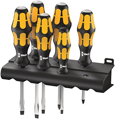 Wera Pozidriv Mechanic Screwdriver Set 6-Piece Slotted
