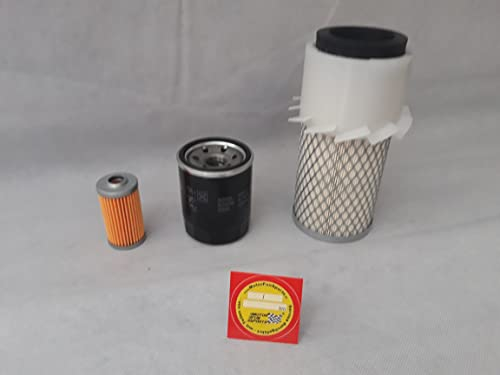 Set filtro (piccolo) compatibile con Takeuchi TB 650 con motore Yanmar, filtro dell'olio, filtro dell'aria, filtro carburante