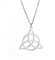 Wikinger Halskette Heiliger Dreieck Schutz Rune Halskette Keitel Symbol Anhänger Wikinger heidnische nordische Schutzschmuck Edelstahl Irische Keltische Halskette Schmuck Geschenke, Edelstahl