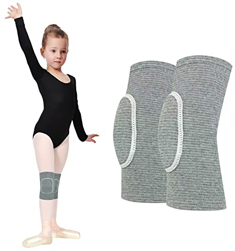 JUNUNDJING Knieschoner Tanzen Volleyball Kinder, Volleyball Knieschoner Kinder, Knee Pads, Volleyball-Knieschoner, 1 Paar,für Volleyball Handball Tanzen Basketball Tennis Laufen MTB Yoga