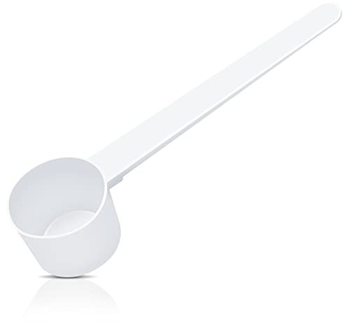 Messlöffel, Dosier-Löffel 5g,Transparent mit Skala 2g, 3g, 4g Waagen (Weiss)