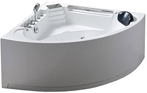 Baignoire Balneo d'angle 135 X 135 cm Bain a remous – Daisy