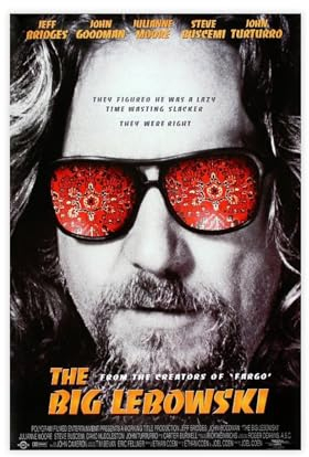 Filmposter The Big Lebowski (4), Leinwand-Poster, Wandkunst, Dekor, Bild, Gemälde für Wohnzimmer, Schlafzimmer, Dekoration, ungerahmt, 20 x 30 cm