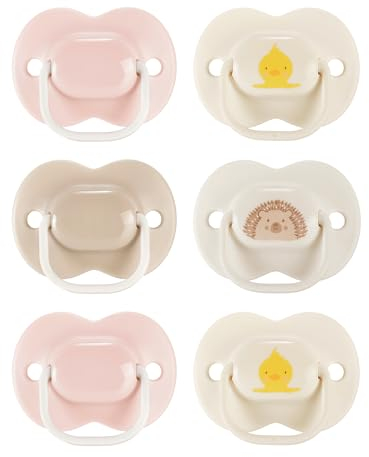 Tommee Tippee Anytime Schnuller, 0-6 Monate, 6er-Packung mit symmetrischen, BPA-freien Schnullern