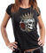 Gasoline Bandit Damen Biker T-Shirt: Skull Queen