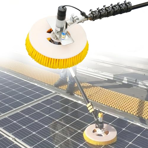 XNKLPY 7m Water Fed Window Cleaning Pole Solar Cleaning Brush Window Cleaner Kit, Caravan Cleaning Telescopic Brush, Suitable for Cleaner Conservatory Roof Photovoltaic Cleaning