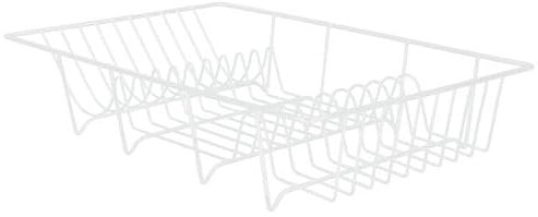 ReWu Escurreplatos – Blanco – Escurreplatos vajilla Bandeja de metal Bandeja de goteo Bandeja Escurridor Accesorios Cocina 48 x 30 cm