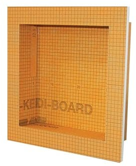 Schluter KERDI-BOARD-SN Shower Niche - Waterproof and Ready-to-Tile, Easy Installation - 12 x 12 - KB12SN305305AF